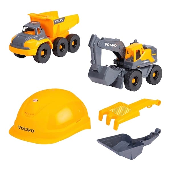 Dickie Toys - Baustellen-Set Volvo Construction Playset