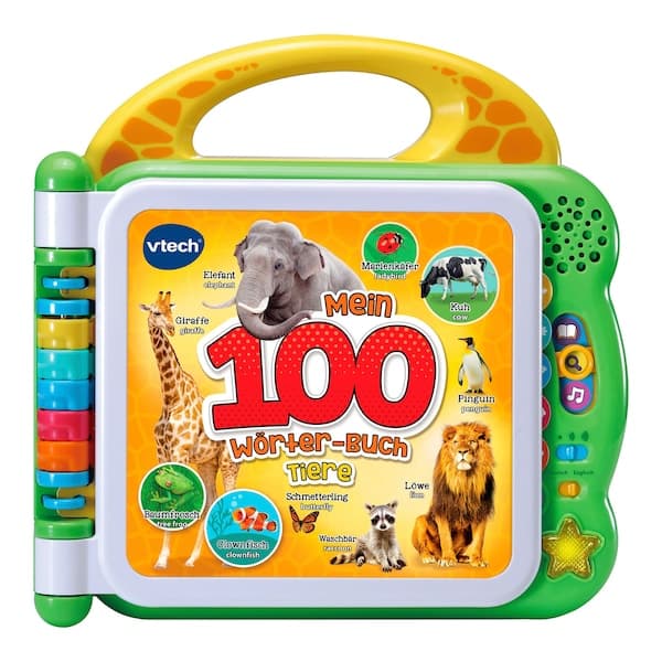 Vtech - VTech Baby - Lernspaß Mein 100-Wörter-Buch - Tiere