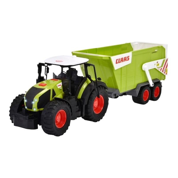 Dickie Toys - Traktor Claas mit Anhänger