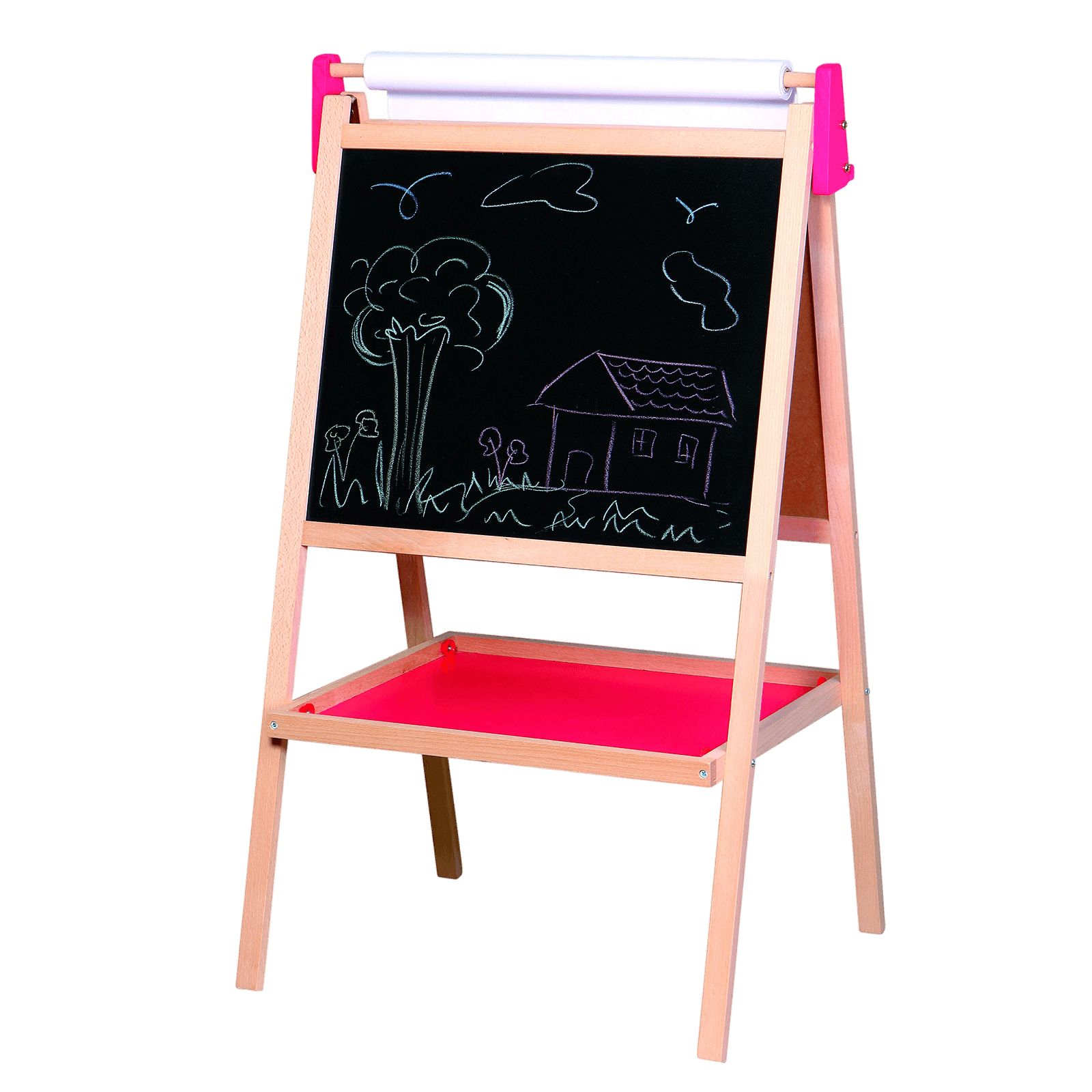 Spielba Standtafel magnetisch mit Papier + Kreiden