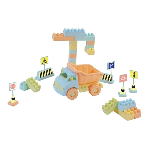 Dolu - Bausteine Set mit Jumbo Truck 40 tlg.