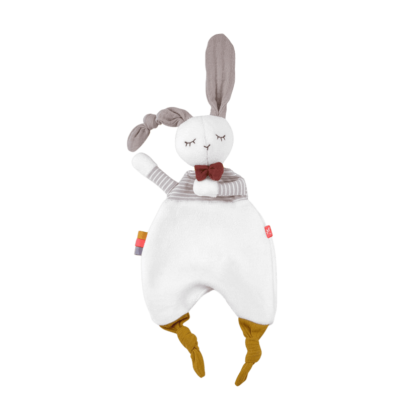 Schmusetuch Hase Junge (GOTS)