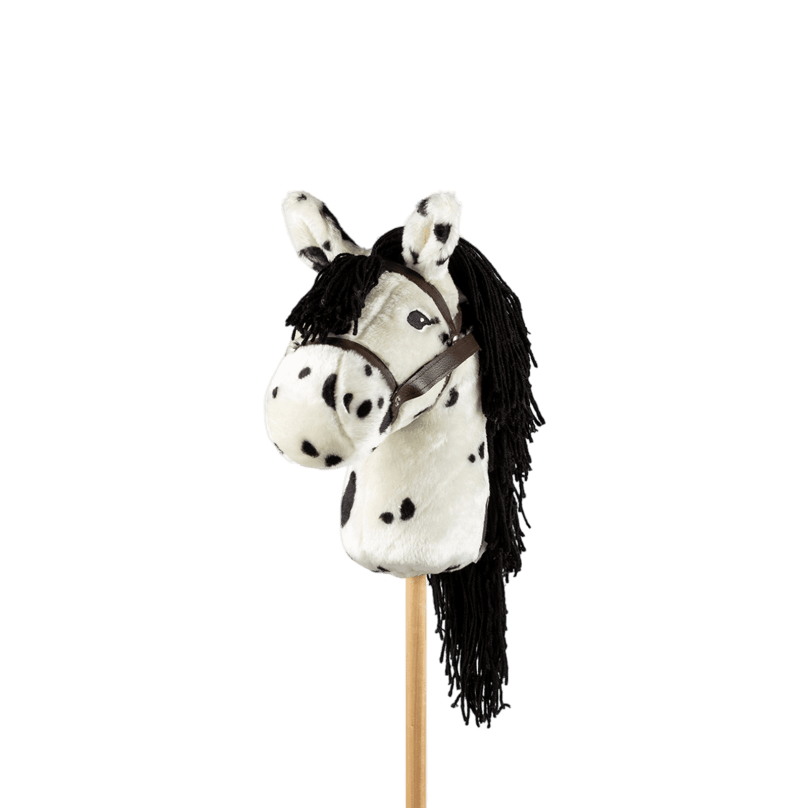 Steckenpferd Weiss gefleckt