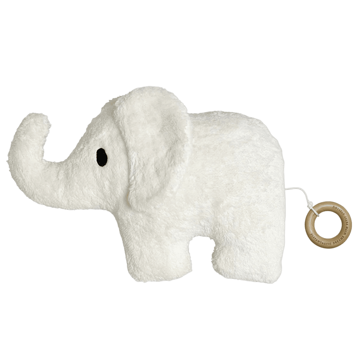 Musikspieluhr Elefant Weiss
