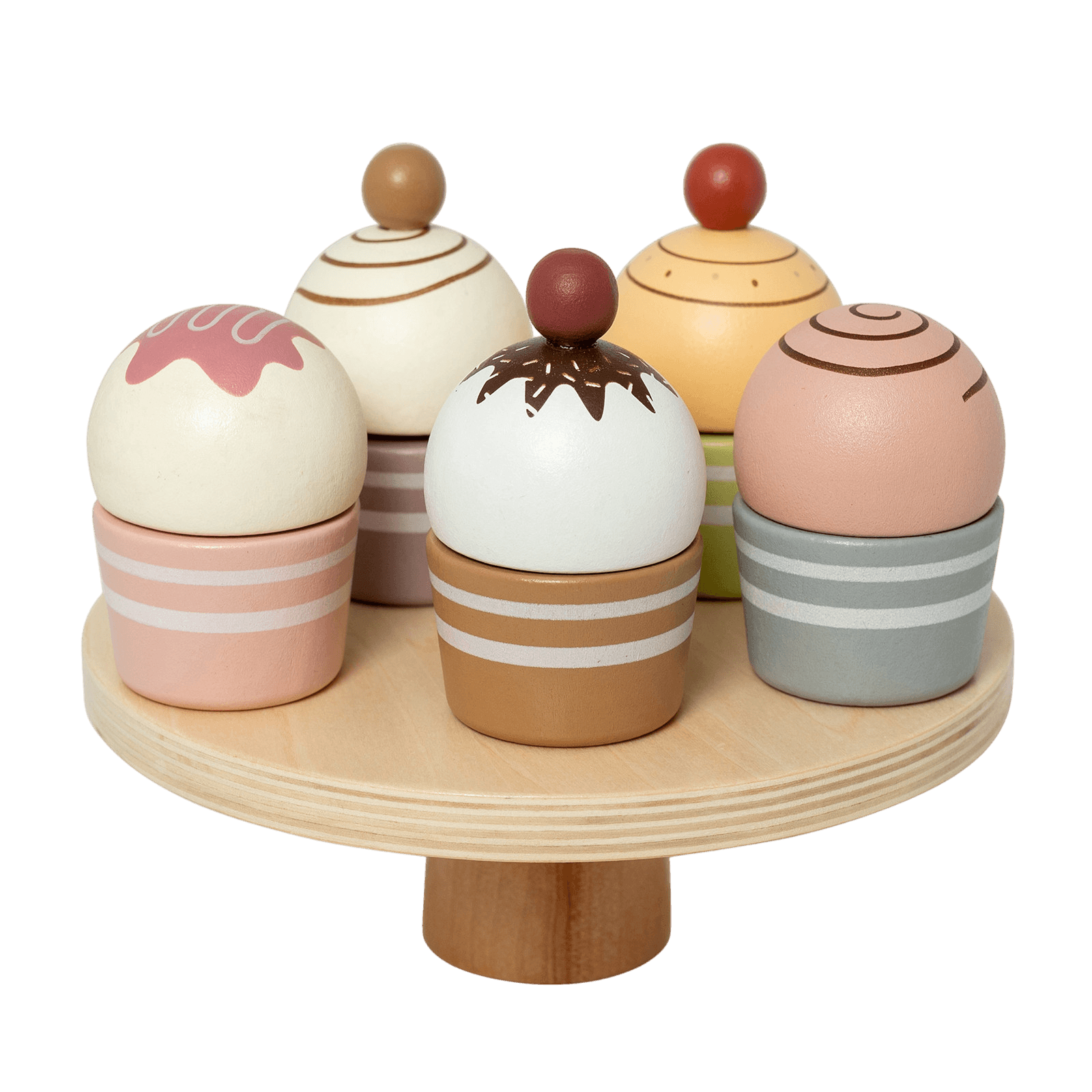 Cupcakes auf Tortenständer