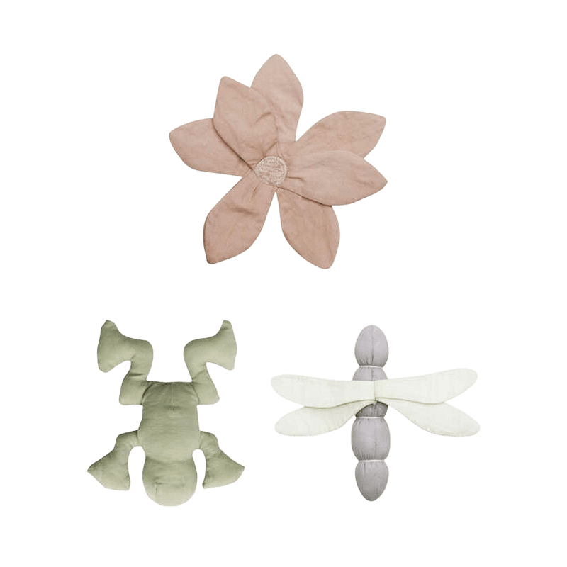 Set mit 3 Rasseln Lily Pond
