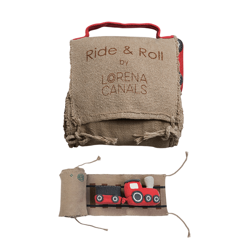 Stoffspielzeug Ride & Roll Train