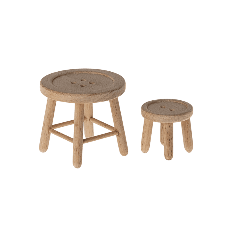 Maileg Maus Tisch und Hocker Set