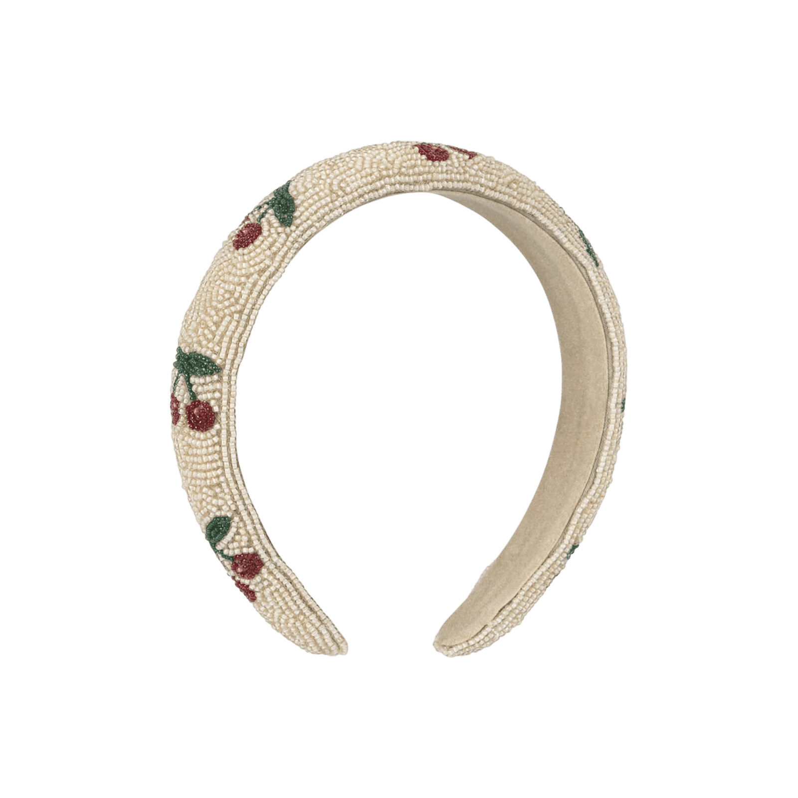 Haarreif Beaded Cherry