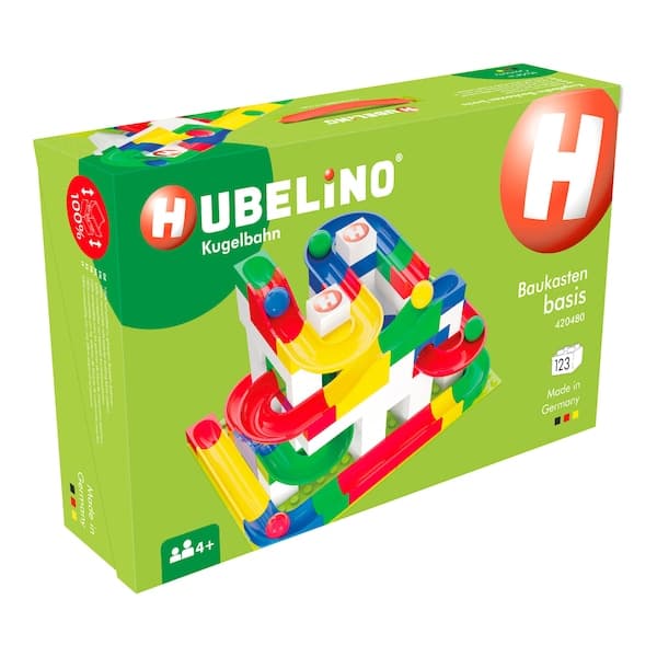 Hubelino - Kugelbahn Baukasten basis 123-tlg.