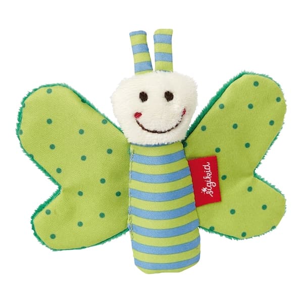 Sigikid - Greifling Schmetterling Red Stars Collection - grün