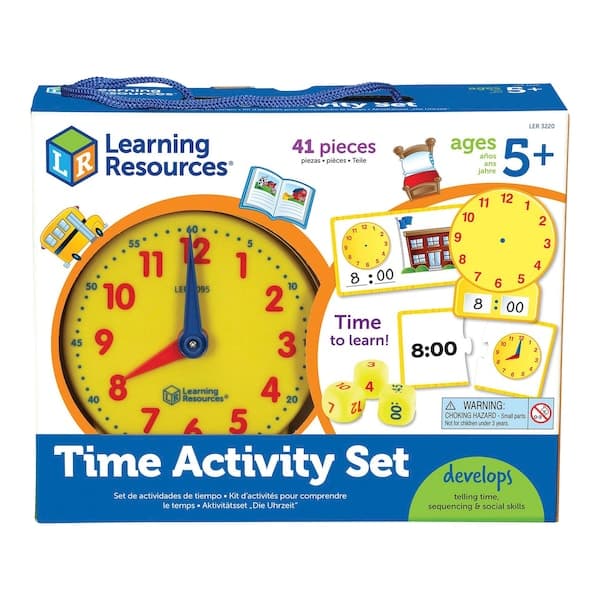 Learning Resources - Aktivitätsset - Uhrzeit lernen