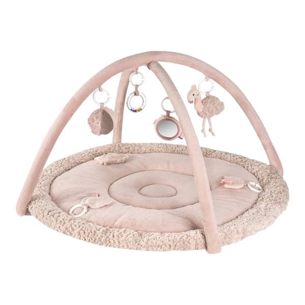 Fehn - Spielbogen mit 3-D-Activity-Decke Flamingo