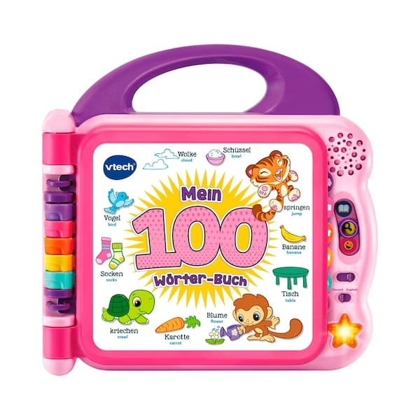 Vtech - VTech Baby - Lernspaß Mein 100-Wörter-Buch - pink