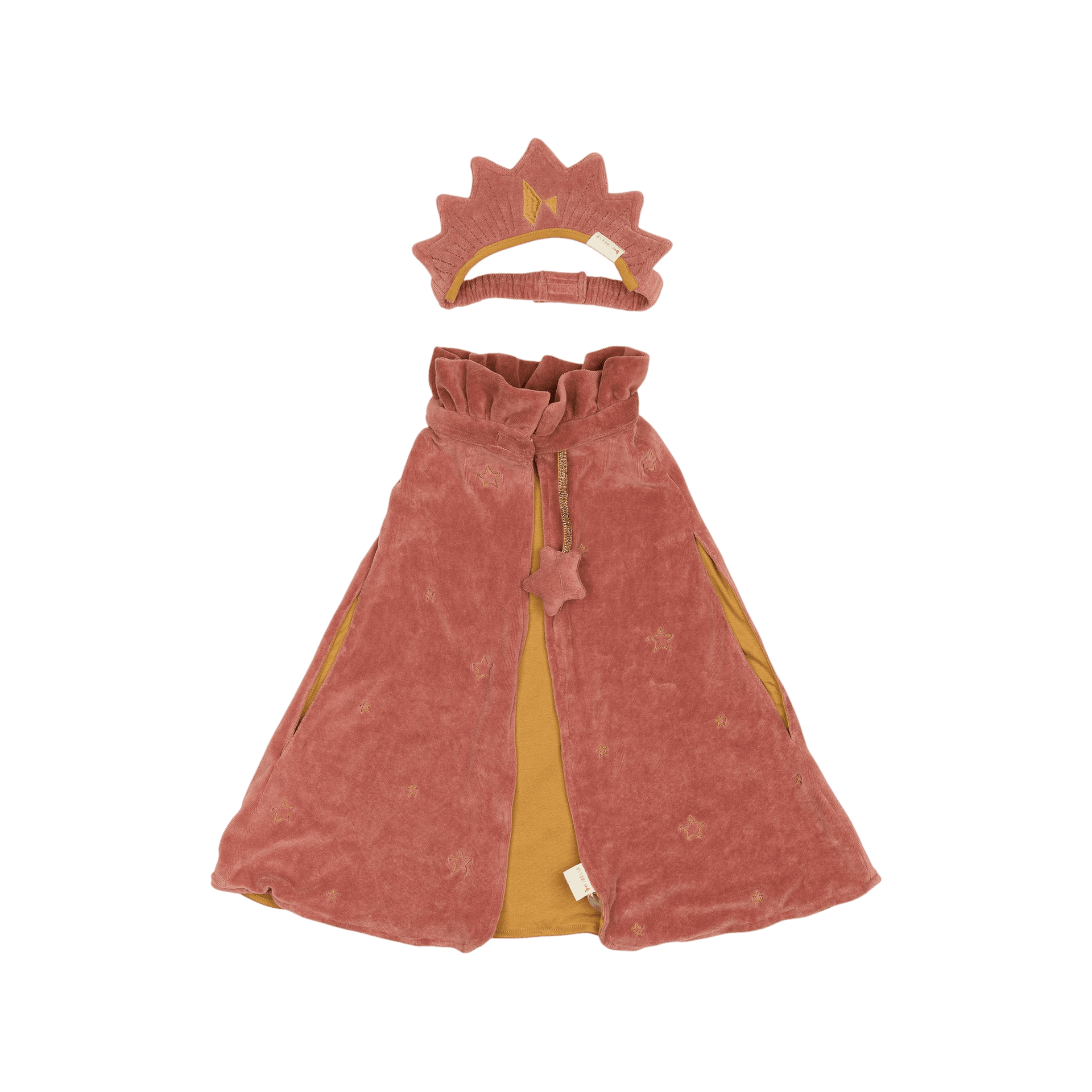 Kostüm Cape und Krone Tiara Ash Rose