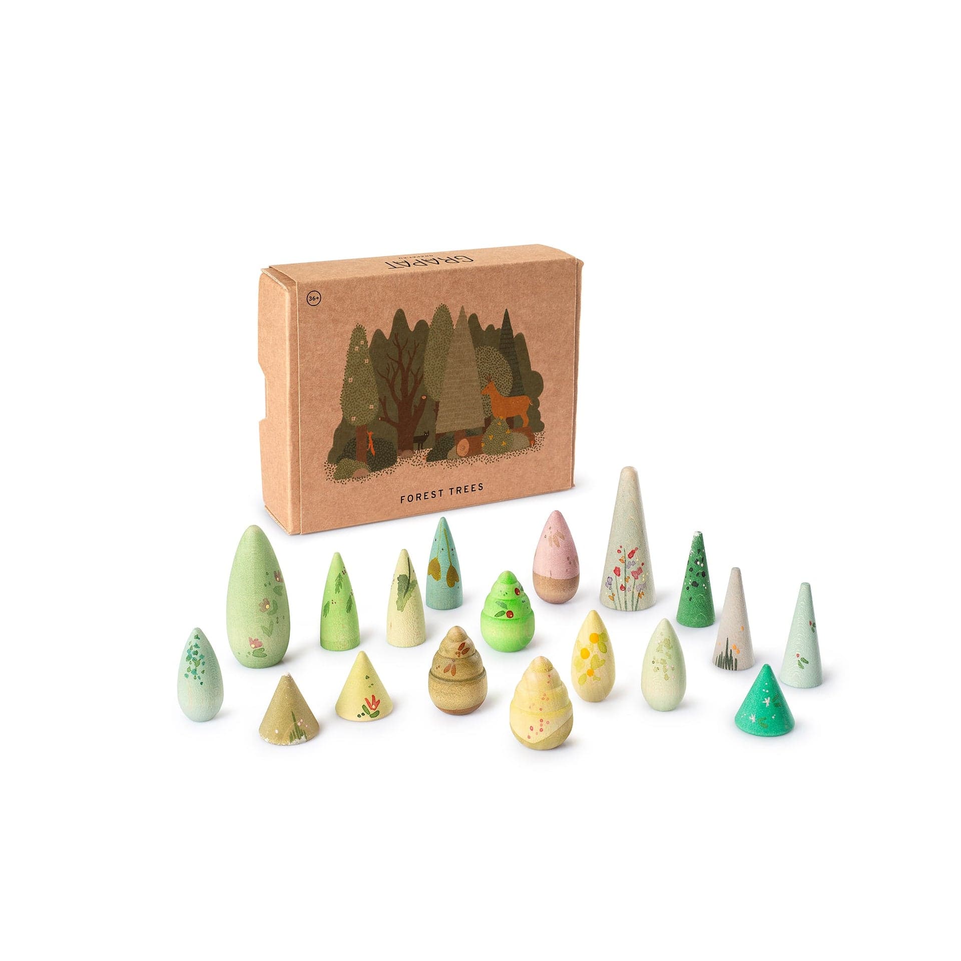 Holzfiguren Wald Forest Tree Grapat